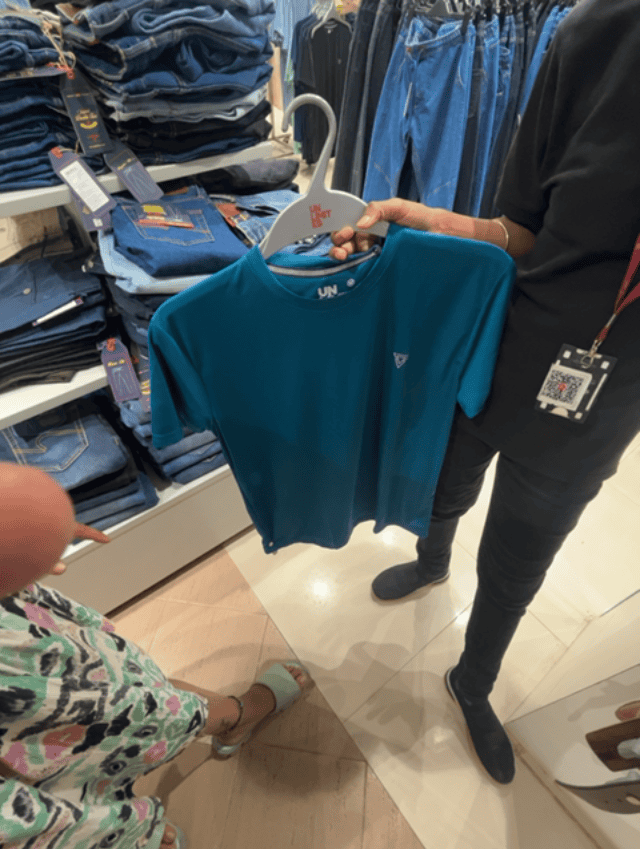 teal polyester tshirt - 21492072 -  Zoom Image - 0
