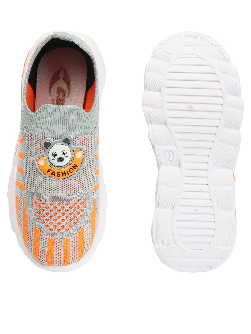 kids grey synthetic sneakers - 21492190 - Standard Image - 3