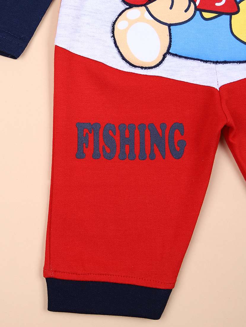 boys printed casual wear dunagree set - 21492309 -  Standard Image - 3