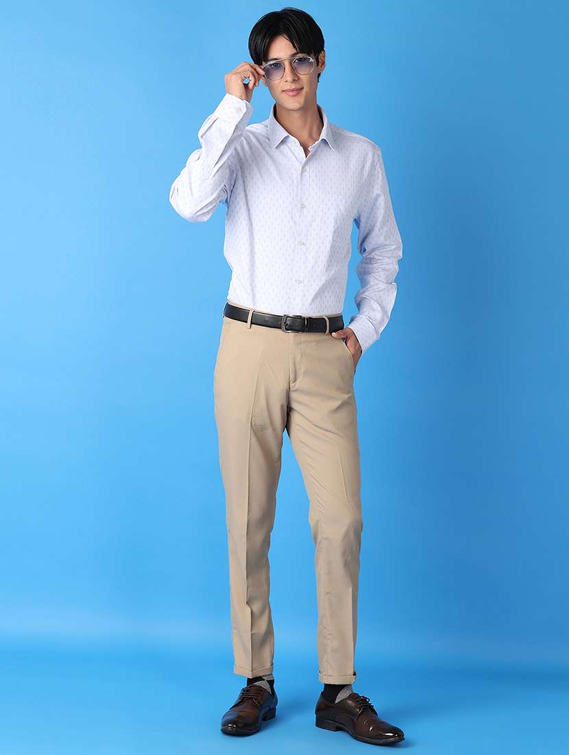 men self design long sleeves formal shirt - 21492310 -  Standard Image - 3