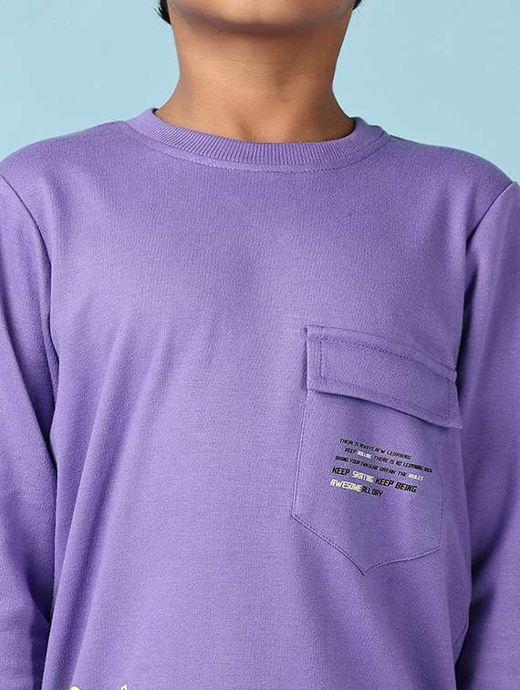 boys front & back print long sleeve t-shirt - 21492322 -  Standard Image - 5