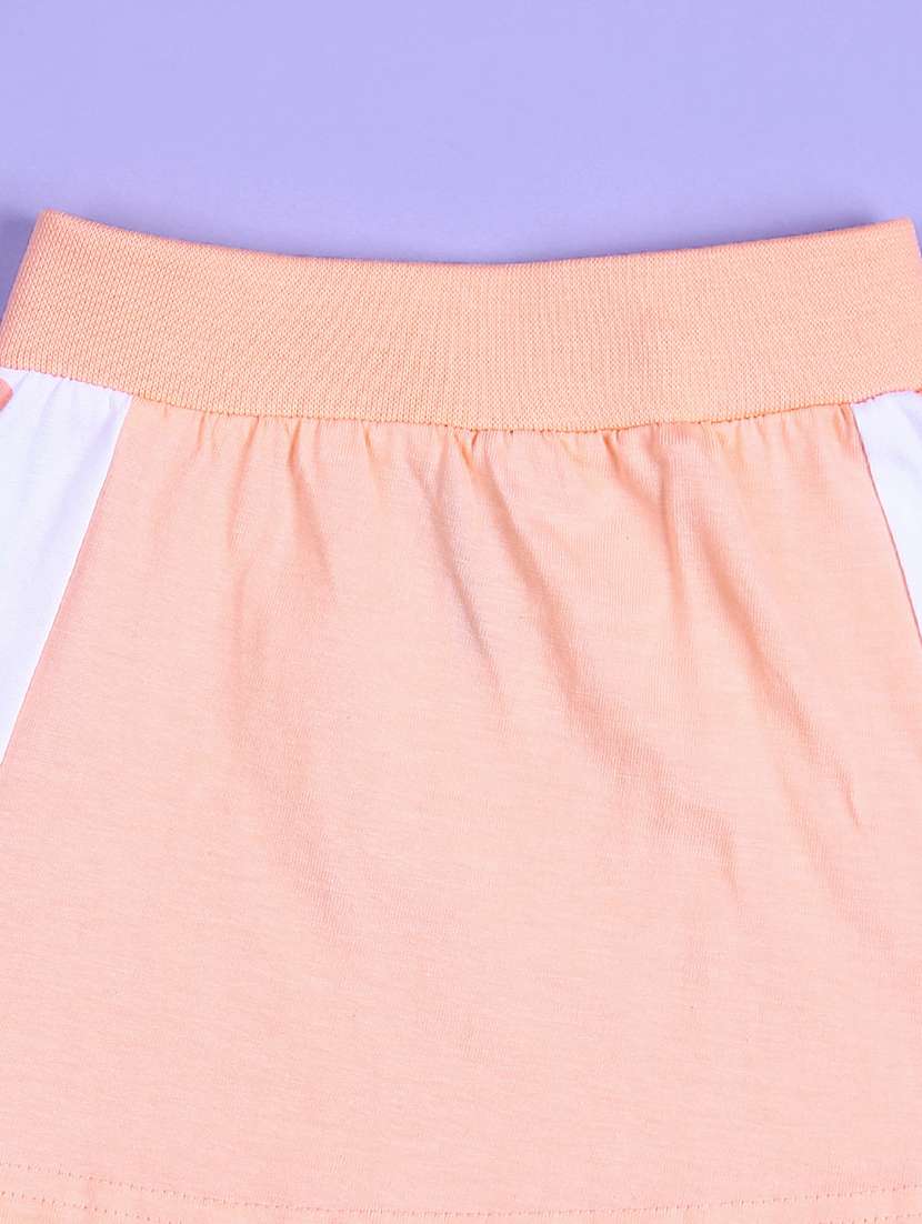 girls typography print skirt top set - 21492372 -  Standard Image - 3