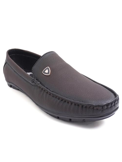 men brown slip on loafer - 21492478 -  Standard Image - 0