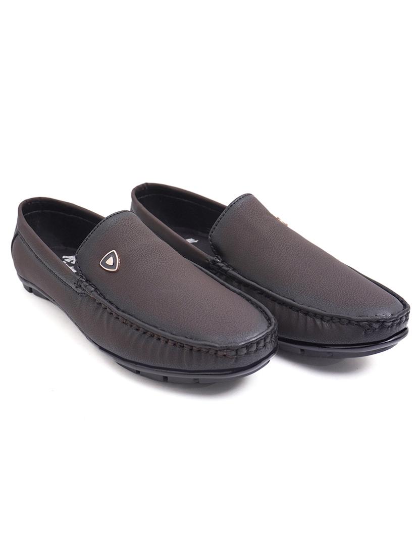 men brown slip on loafer - 21492478 - Standard Image - 3