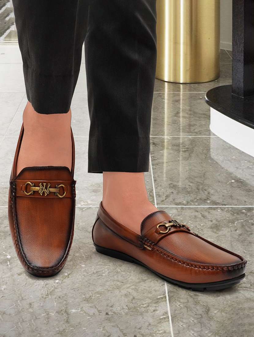 men slip on horsebit loafers - 21492487 - Standard Image - 5