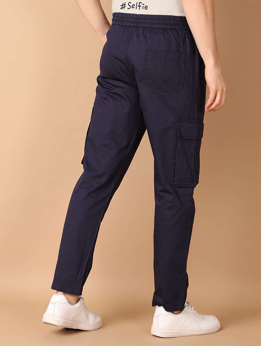 men mid rise solid cargo - 21492562 -  Standard Image - 3