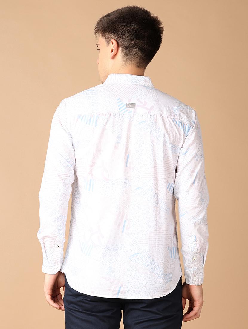 men collared printed casual shirt - 21492748 - Standard Image - 3