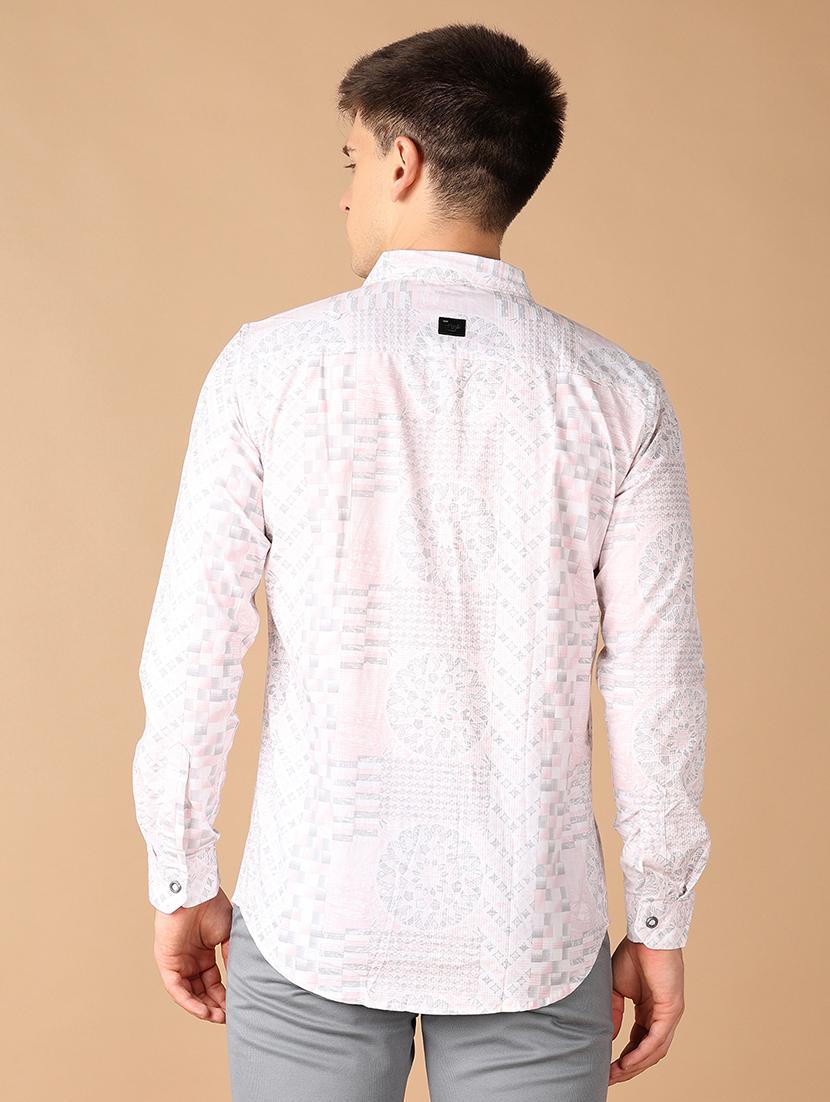 men collared printed casual shirt - 21492755 - Standard Image - 3