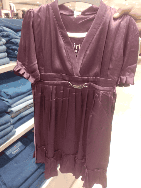 assorted satin frock - 21492792 -  Standard Image - 0