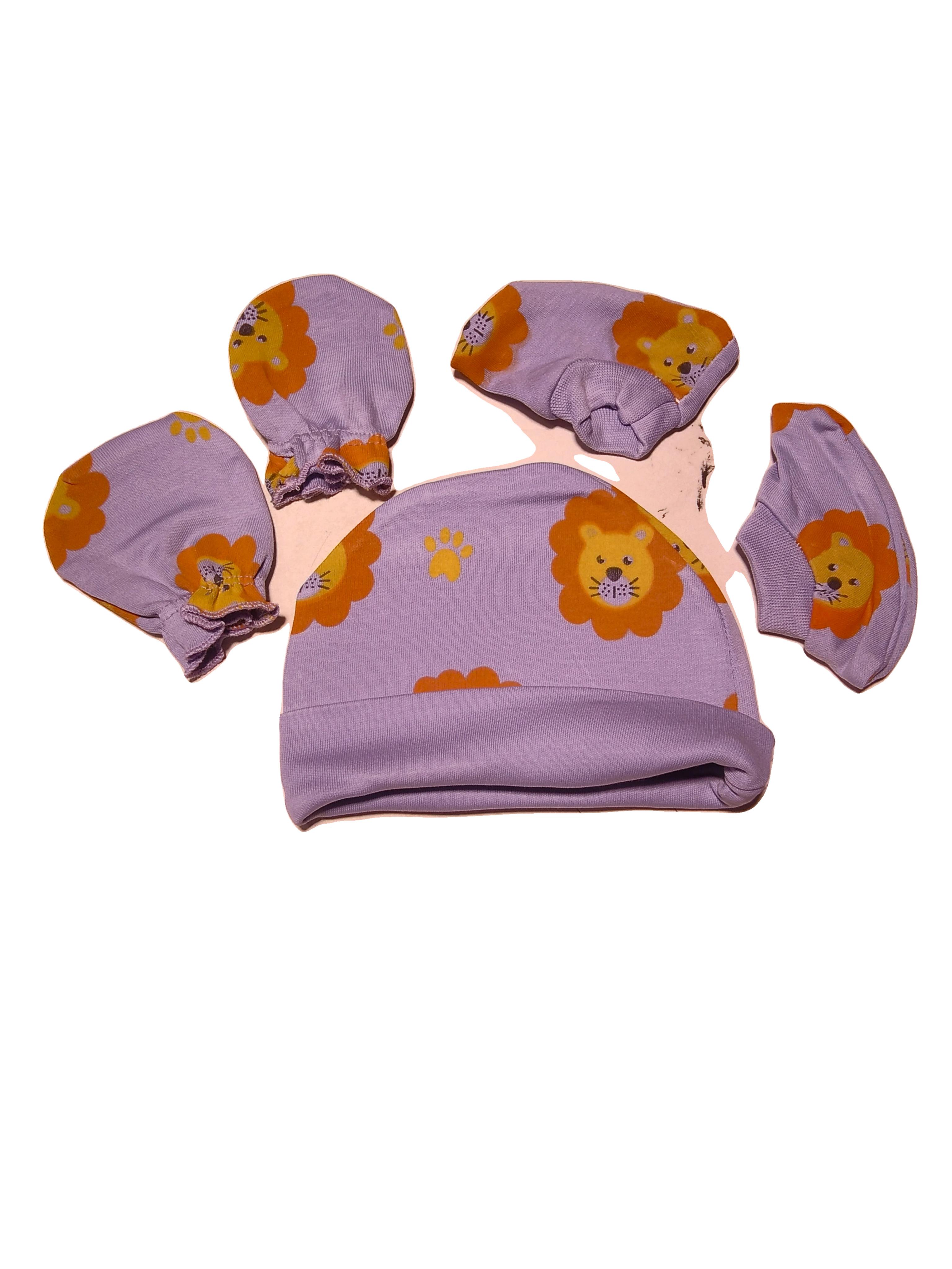 light purple cotton interlock cap - 21492869 - Zoom Image - 0