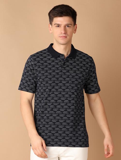 men short sleeve printed polo t-shirt - 21492901 -  Standard Image - 0