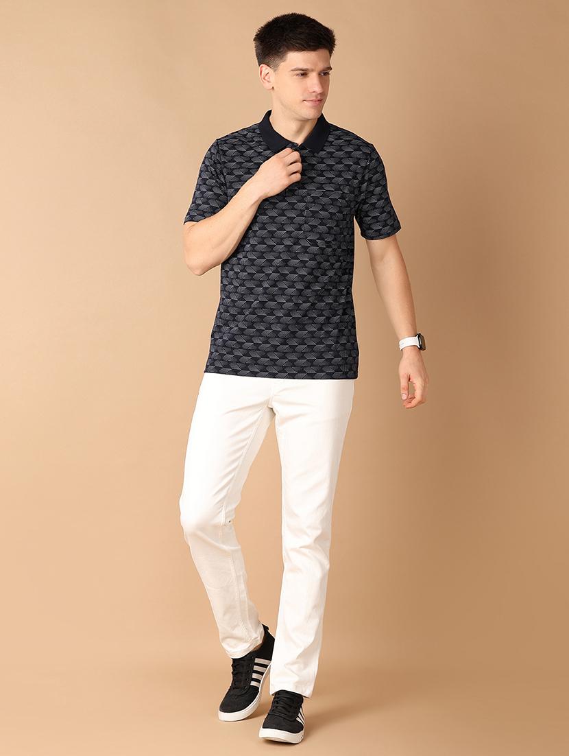 men short sleeve printed polo t-shirt - 21492901 - Standard Image - 3