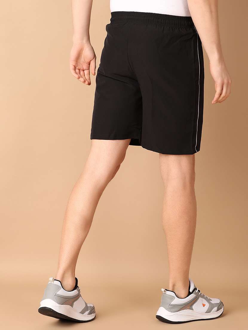 men black solid short - 21492918 -  Standard Image - 3