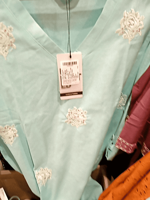 aqua cotton flex kurti - 21492928 - Zoom Image - 0