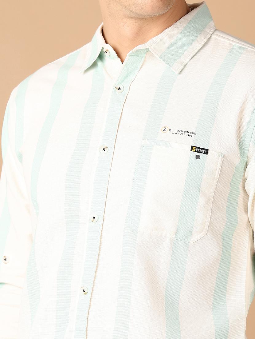 men collared stripes casual shirt - 21492953 - Standard Image - 5
