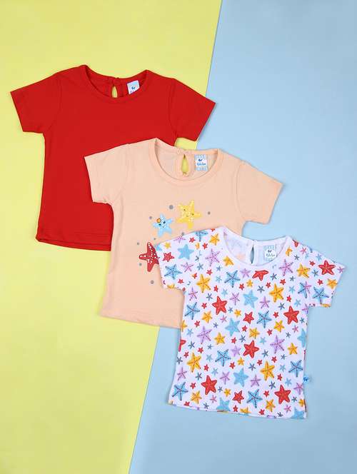 pack of 3 printed t-shirt - 21492973 -  Standard Image - 0