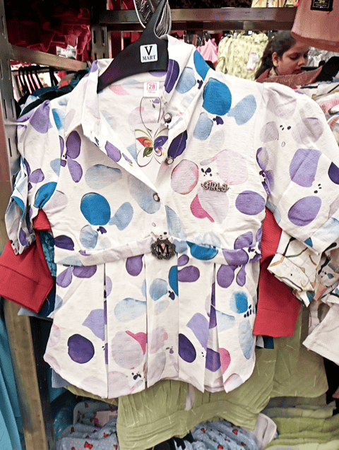 assorted georgette top - 21492975 -  Zoom Image - 0