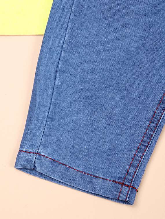 kids blue denim plain jean - 21492986 -  Standard Image - 3