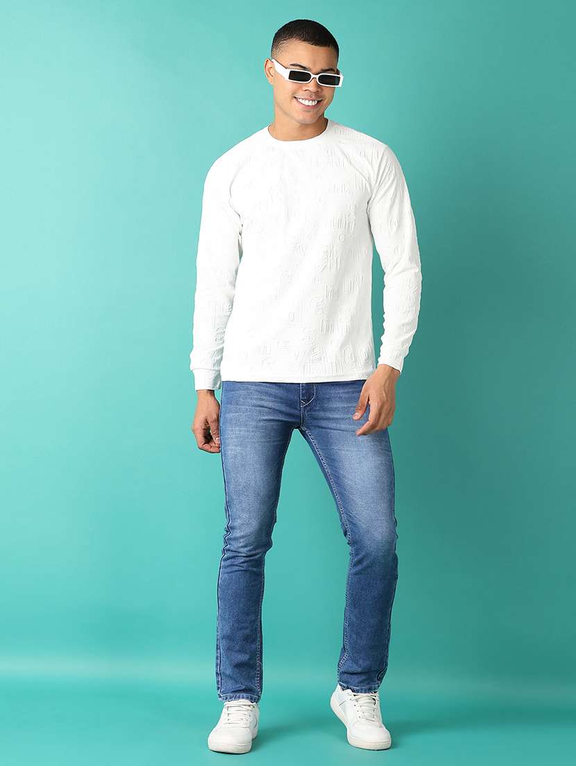 men round neck self-designed t-shirt - 21493041 -  Standard Image - 3