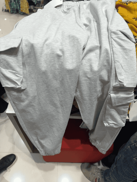 ecru loop knit track pants - 21493080 -  Standard Image - 0