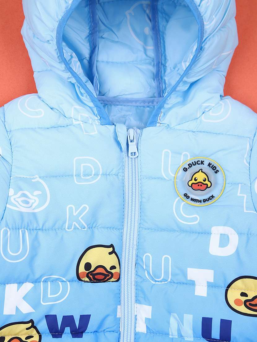 boys printed hooded bomber jacket - 21493185 -  Standard Image - 3