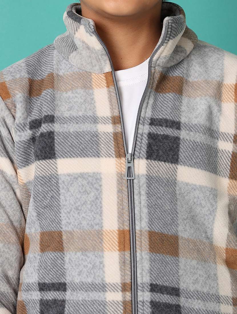 boys grey cotton all over print sweatshirt - 21493231 -  Standard Image - 5