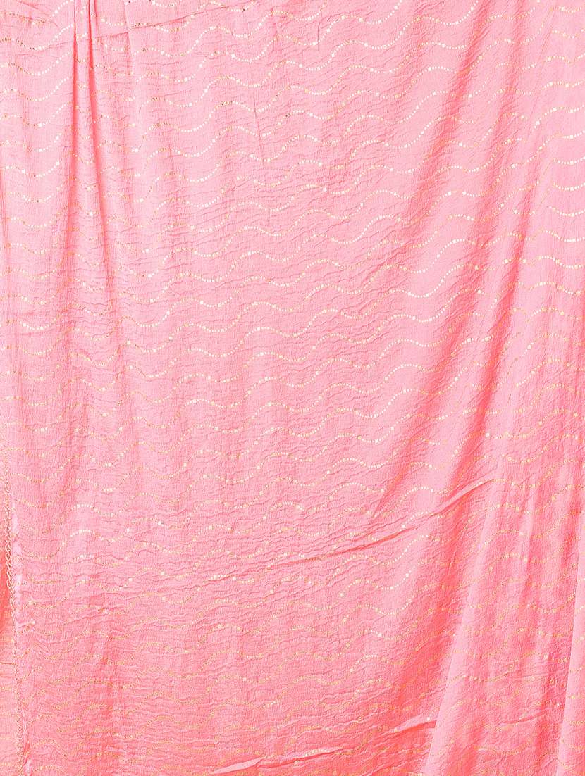 women pink sequined detailed dupatta  - 21493328 -  Standard Image - 5