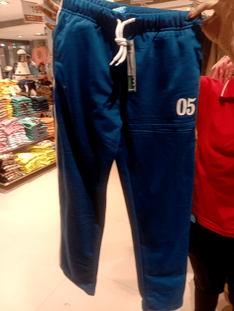 teal spun fleece trouser - 21493424 - Standard Image - 0