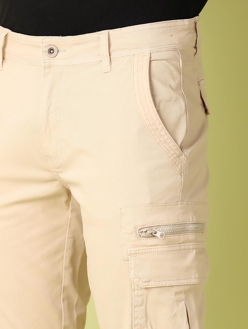 men mid rise solid cargo - 21493435 - Standard Image - 5