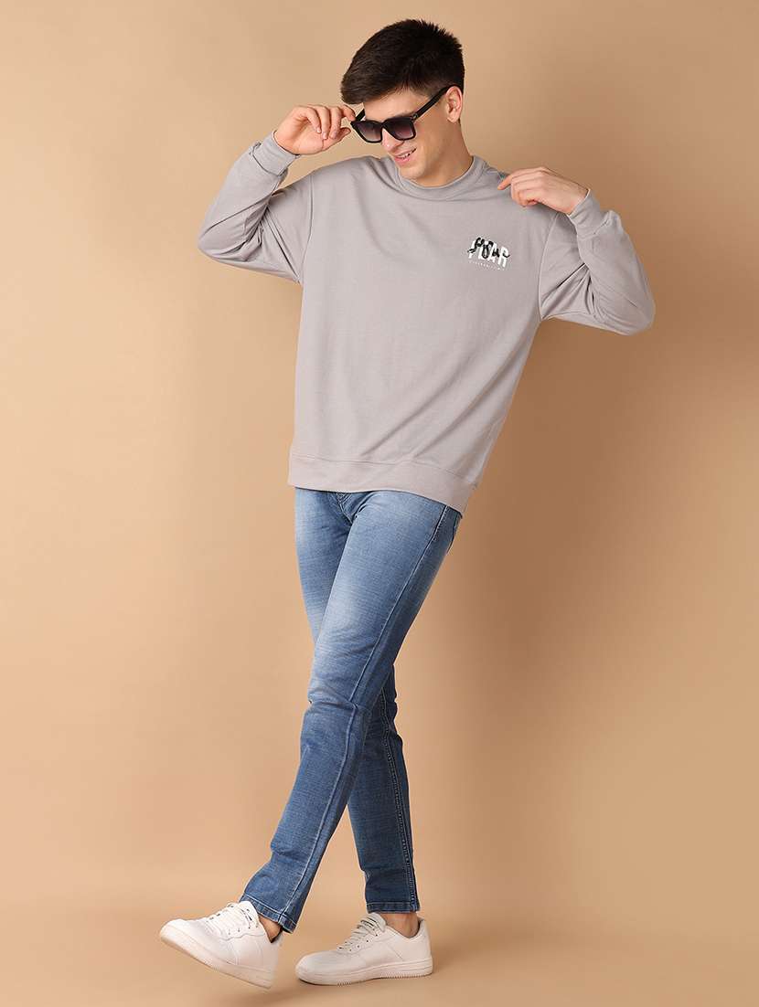 men round neck front & back print t-shirt - 21493482 - Standard Image - 3