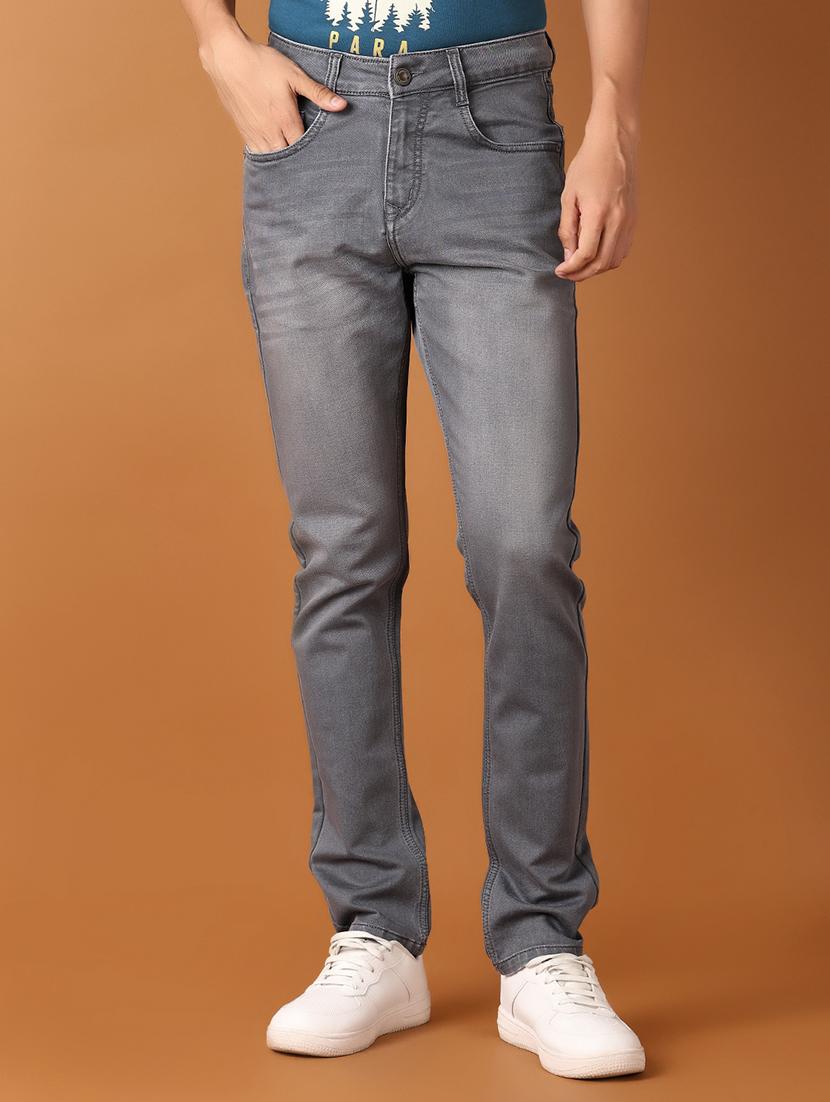 men solid slim fit jeans - 21493552 - Standard Image - 3