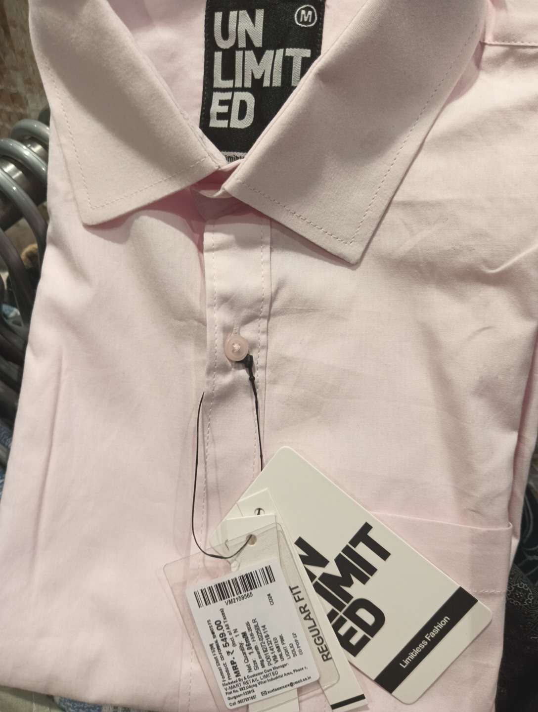 light pink poplin formal shirt - 21493639 - Zoom Image - 0