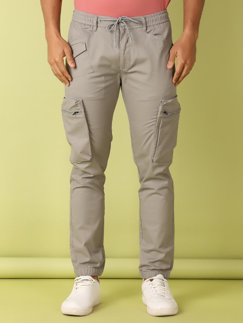 men solid regular fit cargo pant - 21493956 - Standard Image - 3