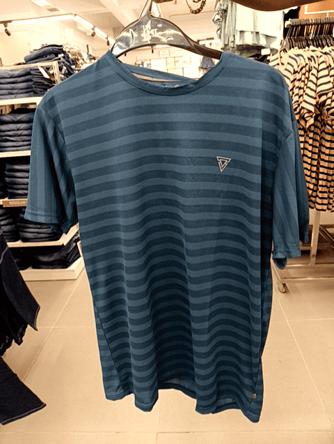 teal polyester tshirt - 21493984 -  Zoom Image - 0