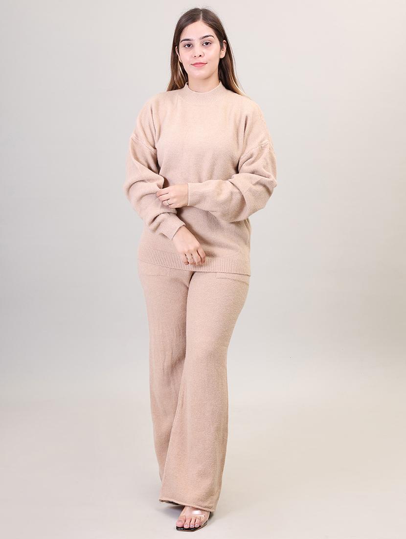 women beige wool co-ord set - 21494118 - Zoom Image - 0