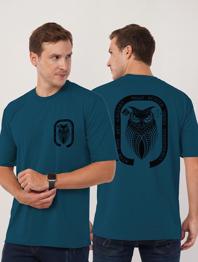 men round neck oversized t-shirt - 21494137 - Zoom Image - 0