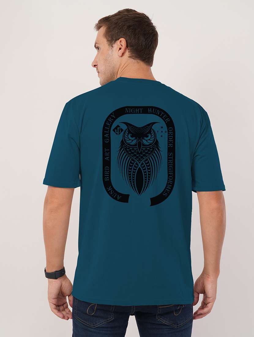 men round neck oversized t-shirt - 21494137 - Standard Image - 3