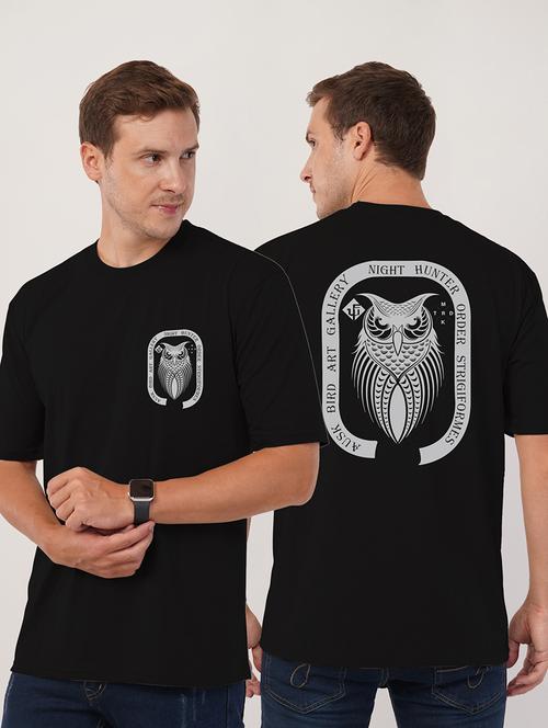 men round neck oversized t-shirt - 21494141 - Standard Image - 0