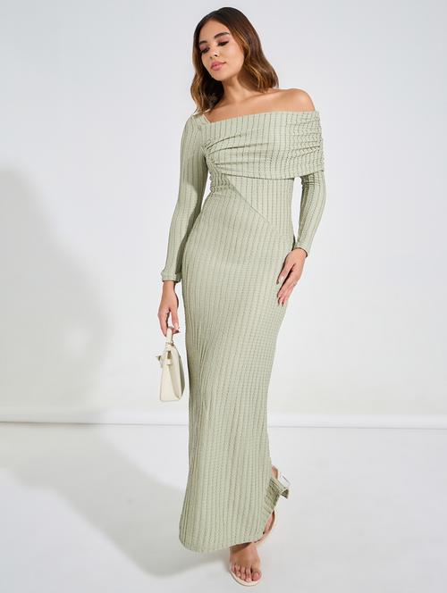 women green polyester sheath dress - 21494335 -  Standard Image - 0