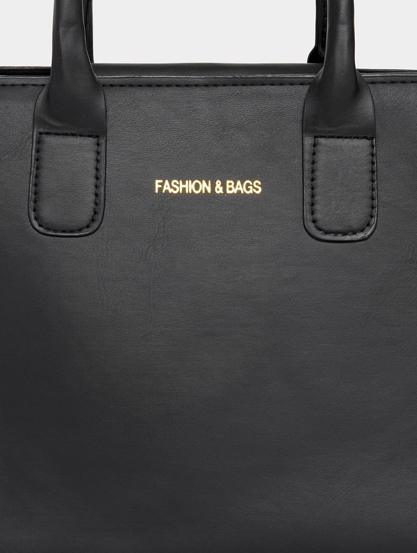 women black pu handbag - 21494356 - Standard Image - 3