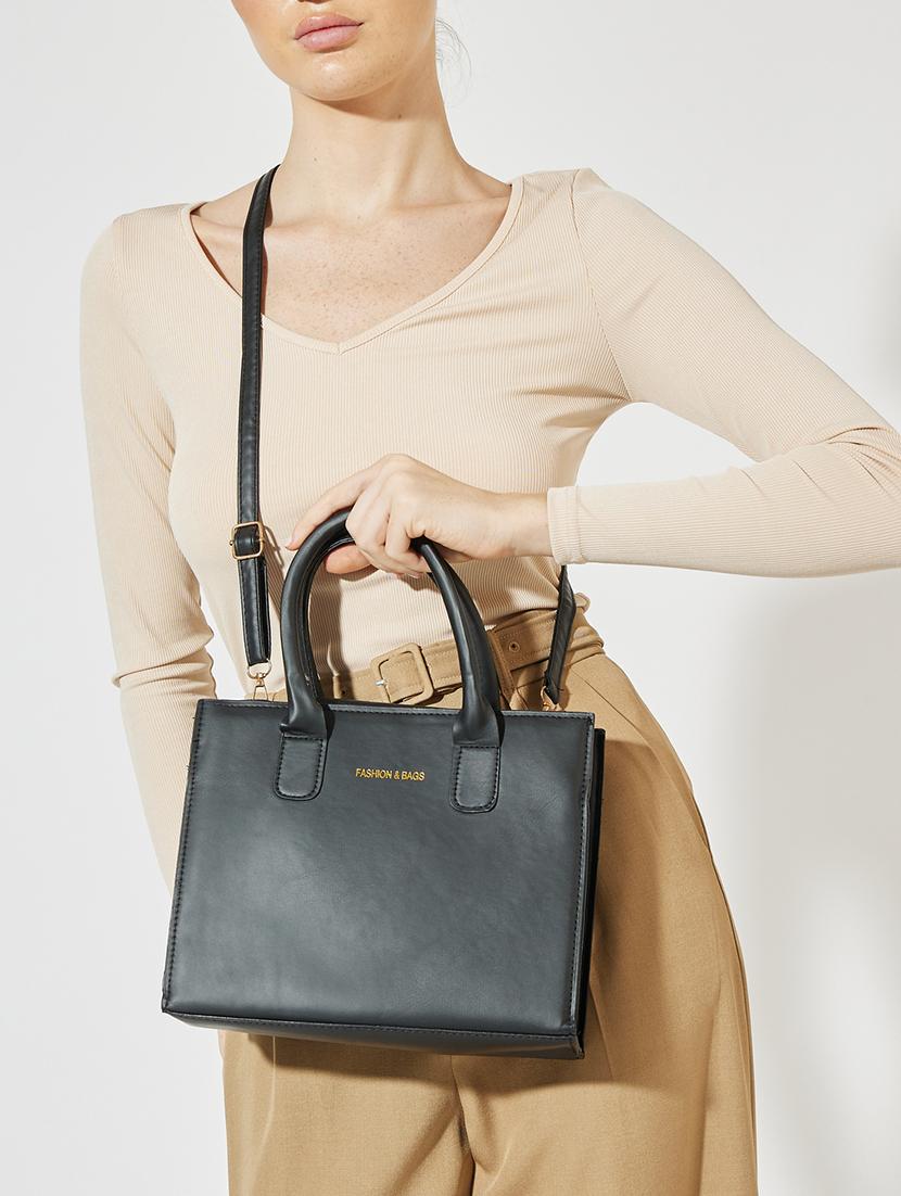 women black pu handbag - 21494356 - Standard Image - 5