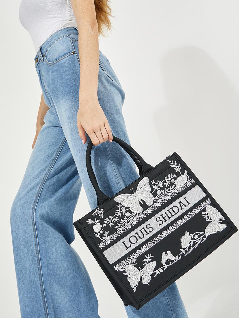 women black polyester handbag - 21494397 - Standard Image - 5