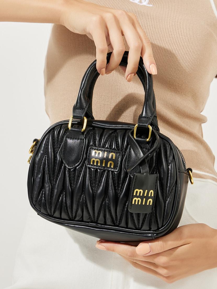 women black pu handbag - 21494398 - Standard Image - 3