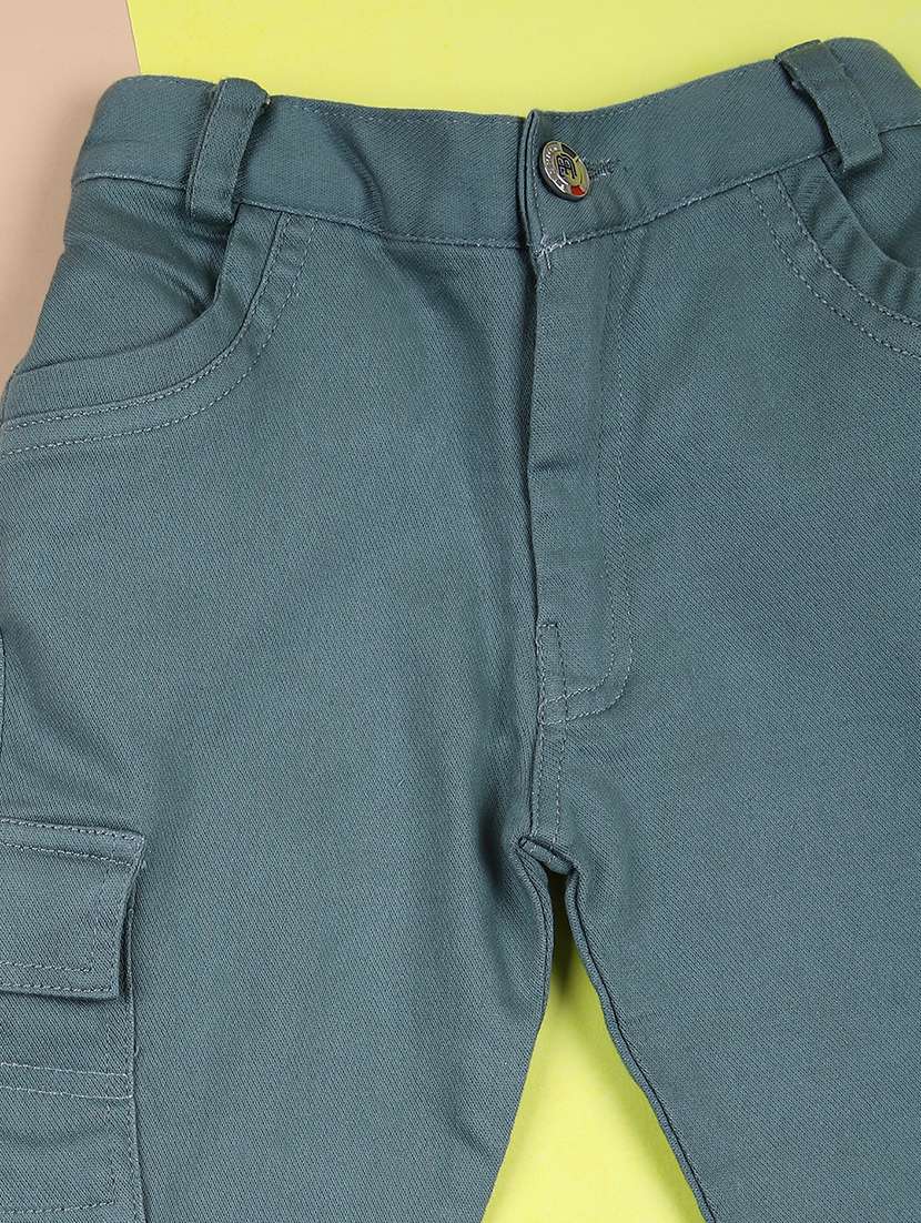 boys printed long sleeves shirt & jeans set - 21494471 -  Standard Image - 3