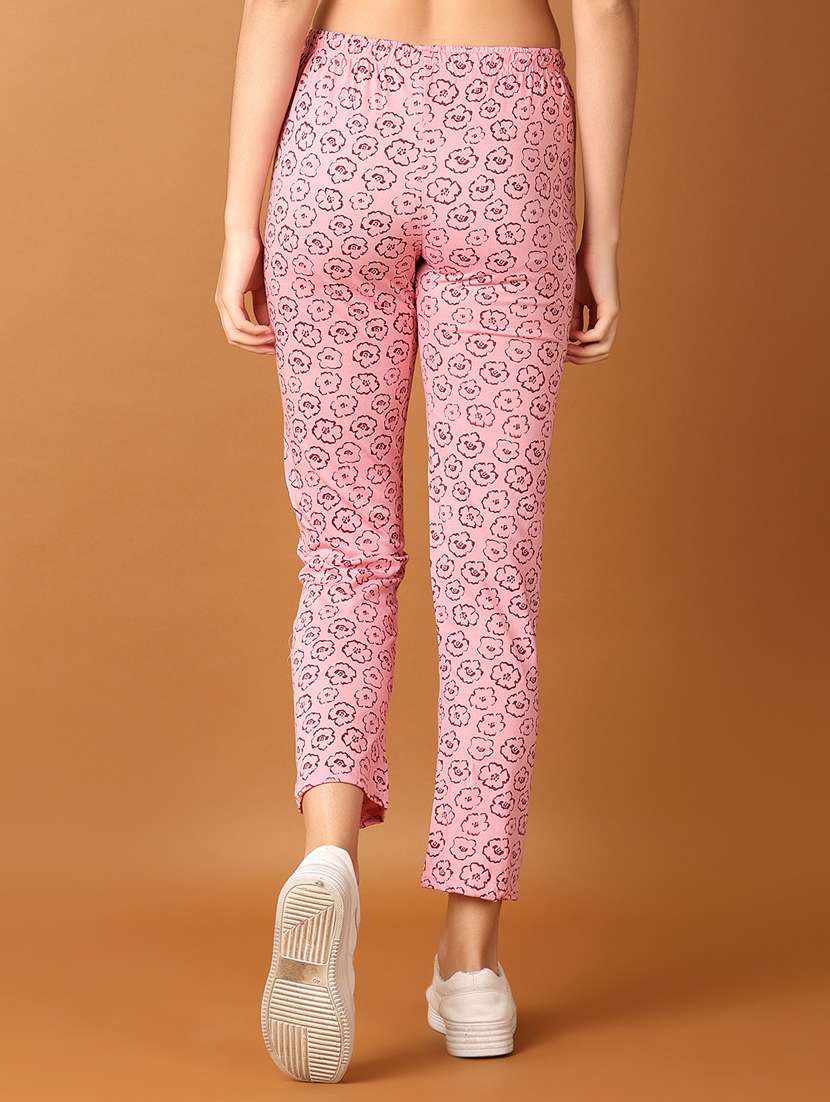 women pink printed pajama - 21494498 -  Standard Image - 3