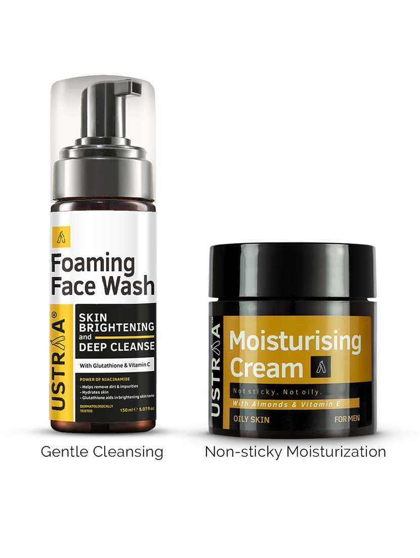 pack of 2 foaming face wash & moisturising cream for oily skin set - 21494653 - Zoom Image - 0
