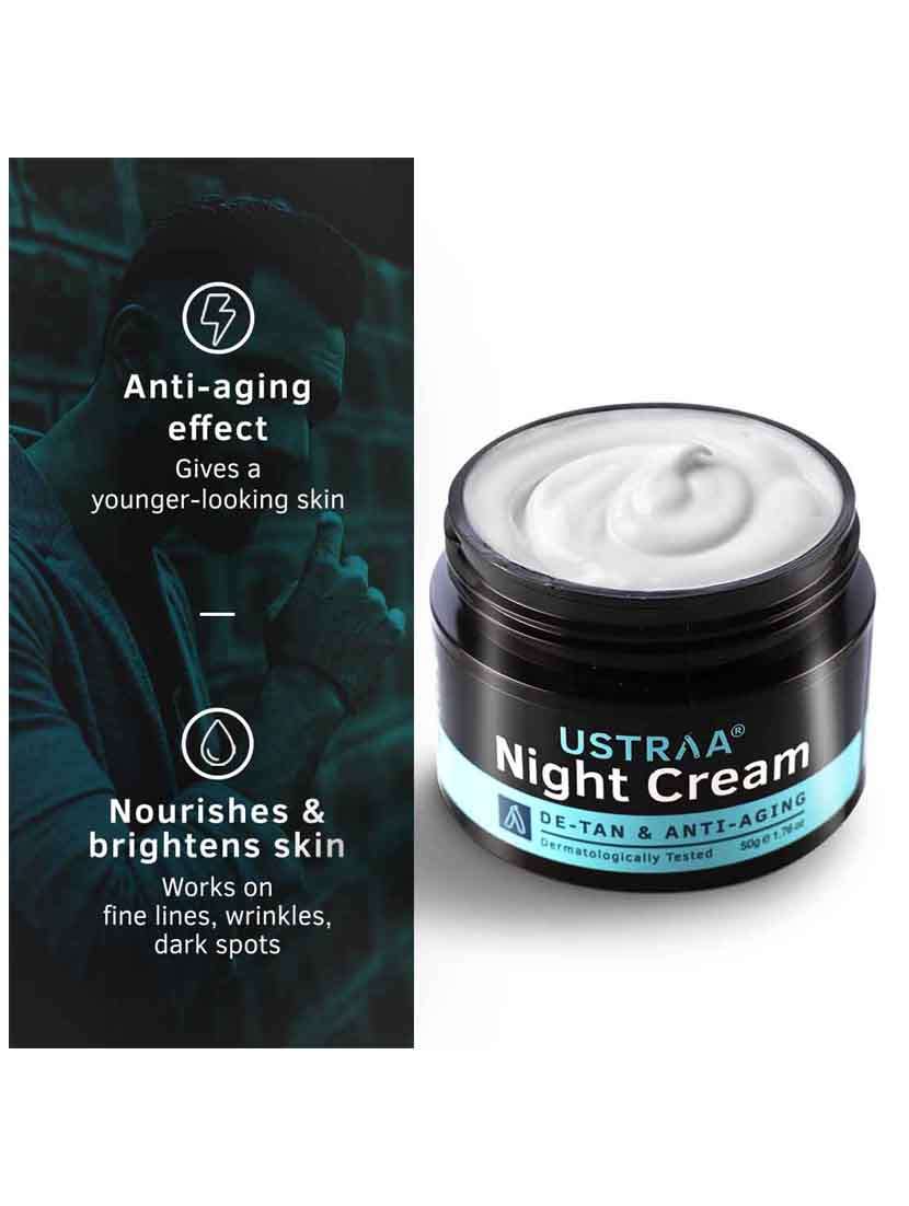 pack of 2 foaming face wash for sensitive skin & night cream de-tan and anti-aging - 21494660 -  Standard Image - 5