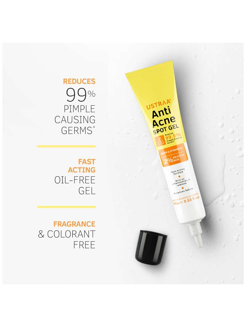 pack of 2 foaming face wash for sensitive skin & anti-acne spot gel - 21494663 - Standard Image - 3