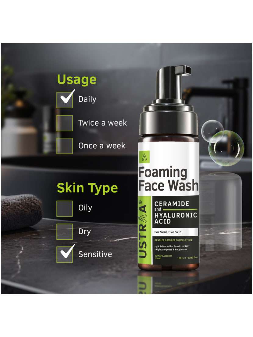 pack of 2 foaming face wash for sensitive skin & anti-acne spot gel - 21494663 - Standard Image - 5