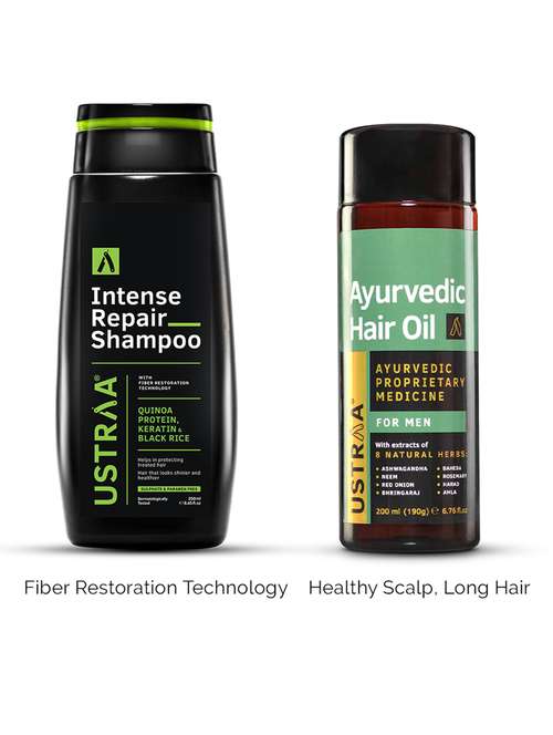ayurvedic hair oil - 200ml & intense repair shampoo - 250 ml - 21494783 -  Standard Image - 0